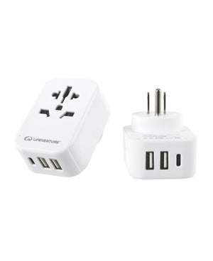 USA Travel Adaptor with USB + USB C - Life Venture