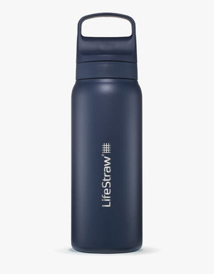 Go 2.0 Stainless Steel Water Filter Bottle Aegean Sea / 700 ML - LifeStraw