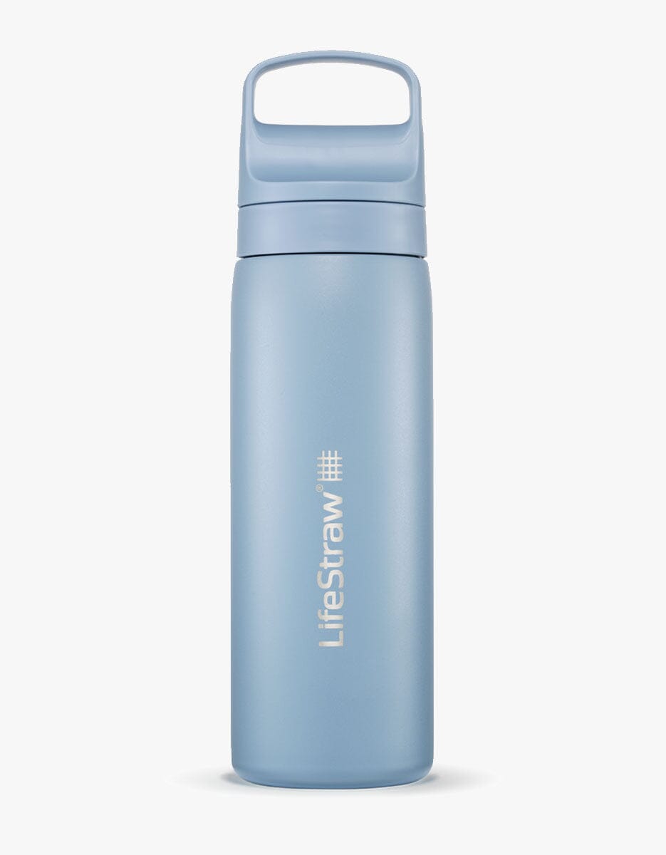 Go 2.0 Vattenfilterflaska i rostfritt stål Icelandic Blue / 500 ml – LifeStraw