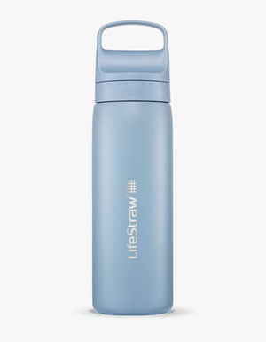 Go 2.0 Vattenfilterflaska i rostfritt stål Icelandic Blue / 500 ml – LifeStraw