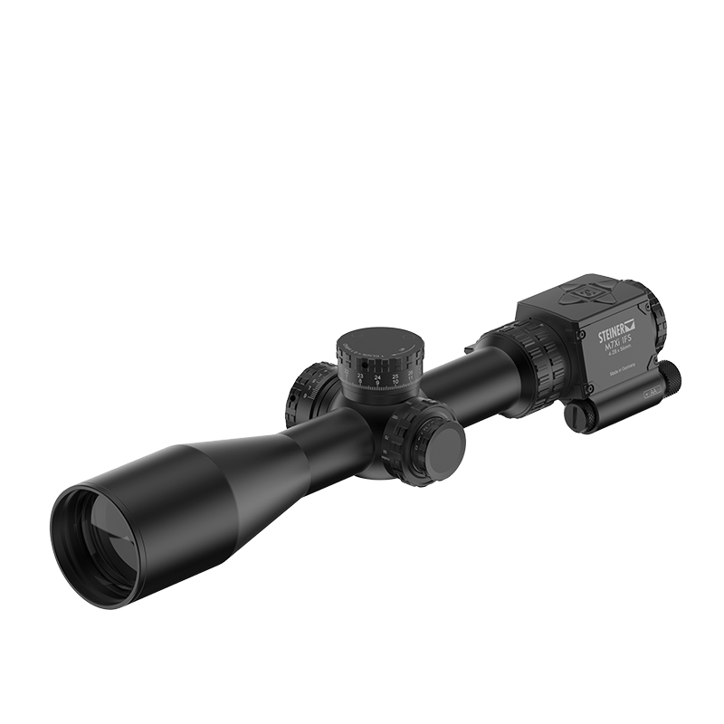 Steiner M7Xi 4-28x56 IFS G2B Mil Dot, ballistisk computer, sort - Jagtbutikken