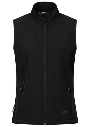 Mahall Female Softshell Gilet - Black - Trespass