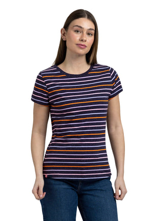 Michaela - Navy Multi Stripe - Trespass