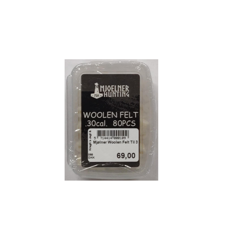 Woolen felt for .30cal. 80pcs