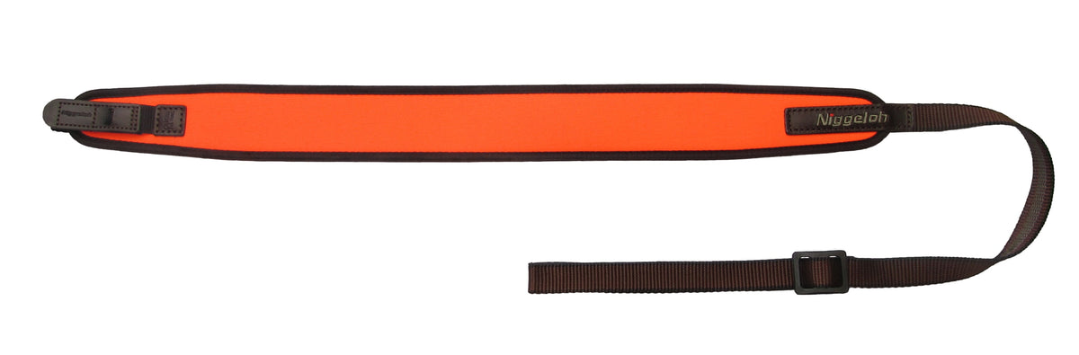 Gevärsrem Orange neopren snabbkoppling - Niggeloh