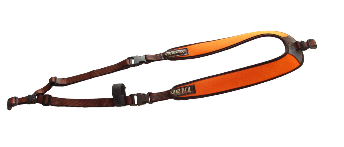 Titan II ryggsäcksrem Orange/Brun - Niggeloh