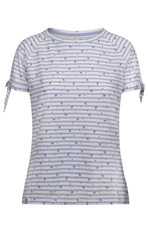 Penelope - Cool Blue Stripe Bee Print - Trespass