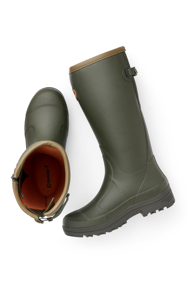 Pheasant Game Lady 17" 5mm sidozip mörk oliv - Gateway1