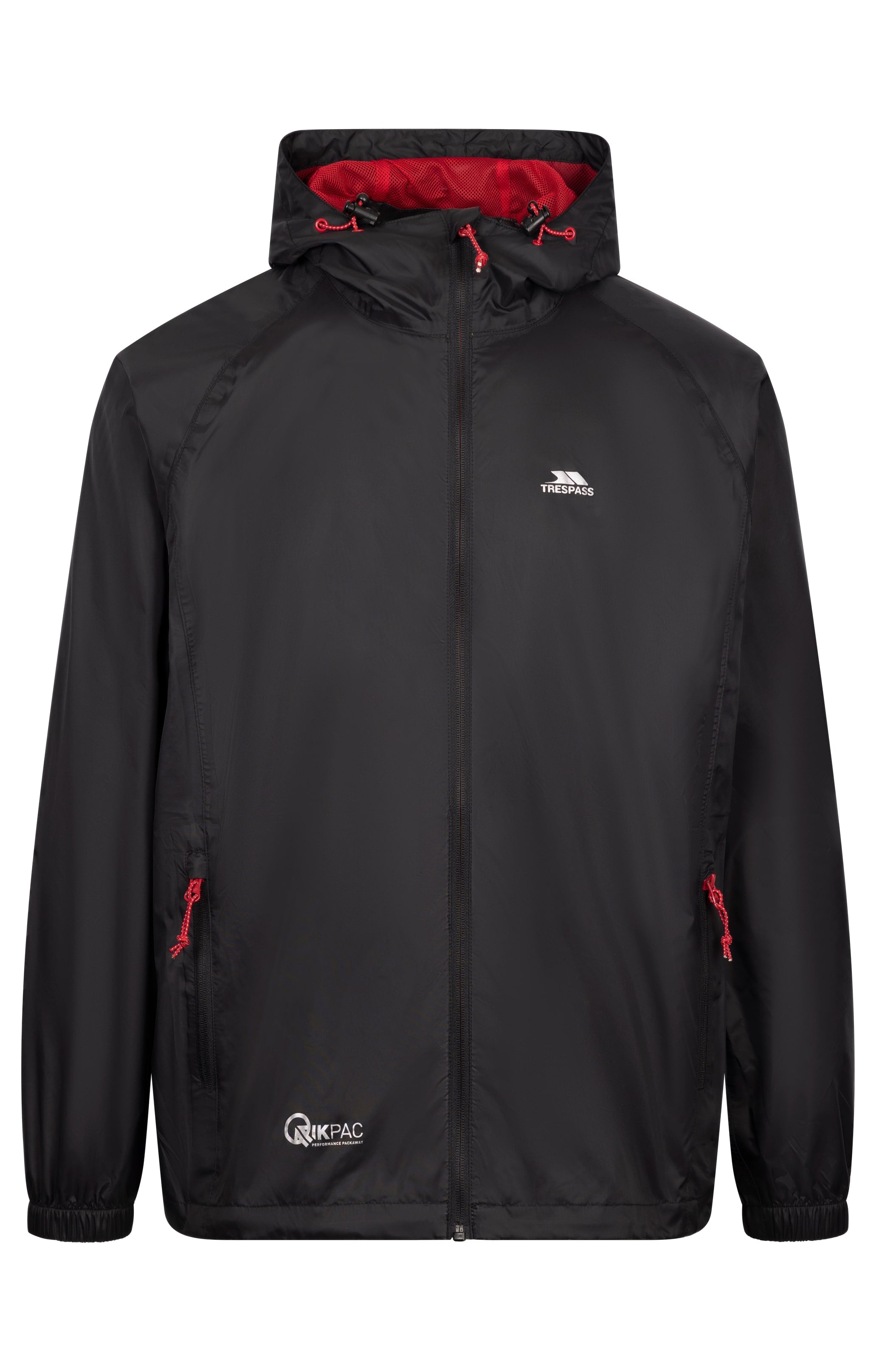 Qikpac Jacka - Black/Red – Trespass