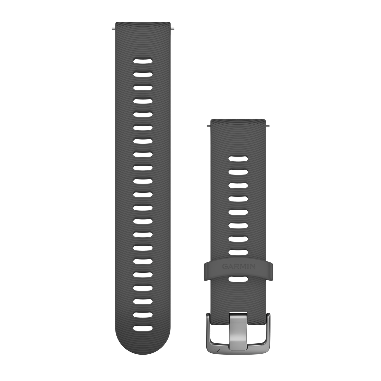 Quick Release remme (20 mm), Aqua silikonerem, rustfrit stål hardware 3