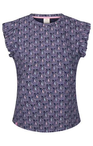 Salma - Navy Print - Trespass