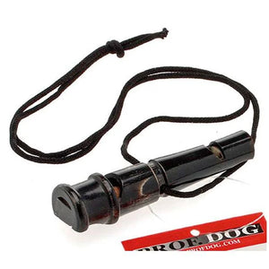 Buffelhorn dubbel. Visselpipa med trill 8cm - PROF DOG