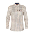Oxford Skydeskjorte - Classic Blue/Merlot Check - Seeland