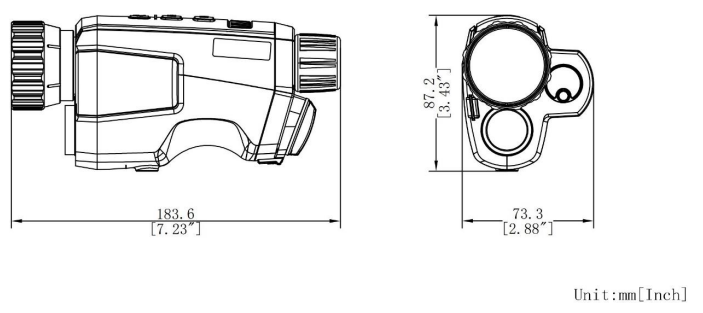 Gryphon 50 mm Pro med avståndsmätare GQ50L - HIKMICRO