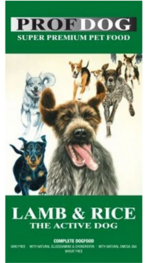 Hundfoder Lamm & Ris 12 kg
