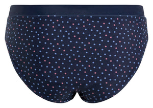 Tina - Navy Dot Print - Trespass