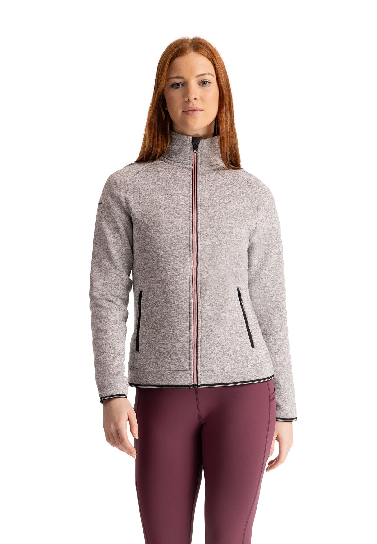 Toddy- Female Fleece Jacket at200 - Grey Marl - Trespass