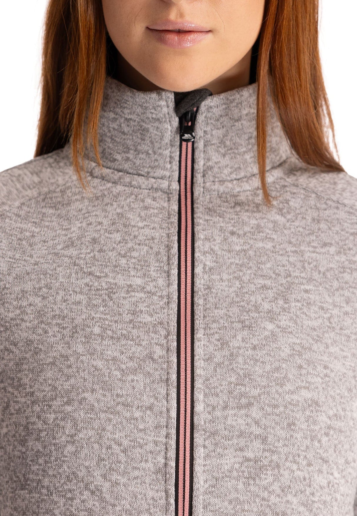 Toddy- Female Fleece Jacket at200 - Grey Marl - Trespass
