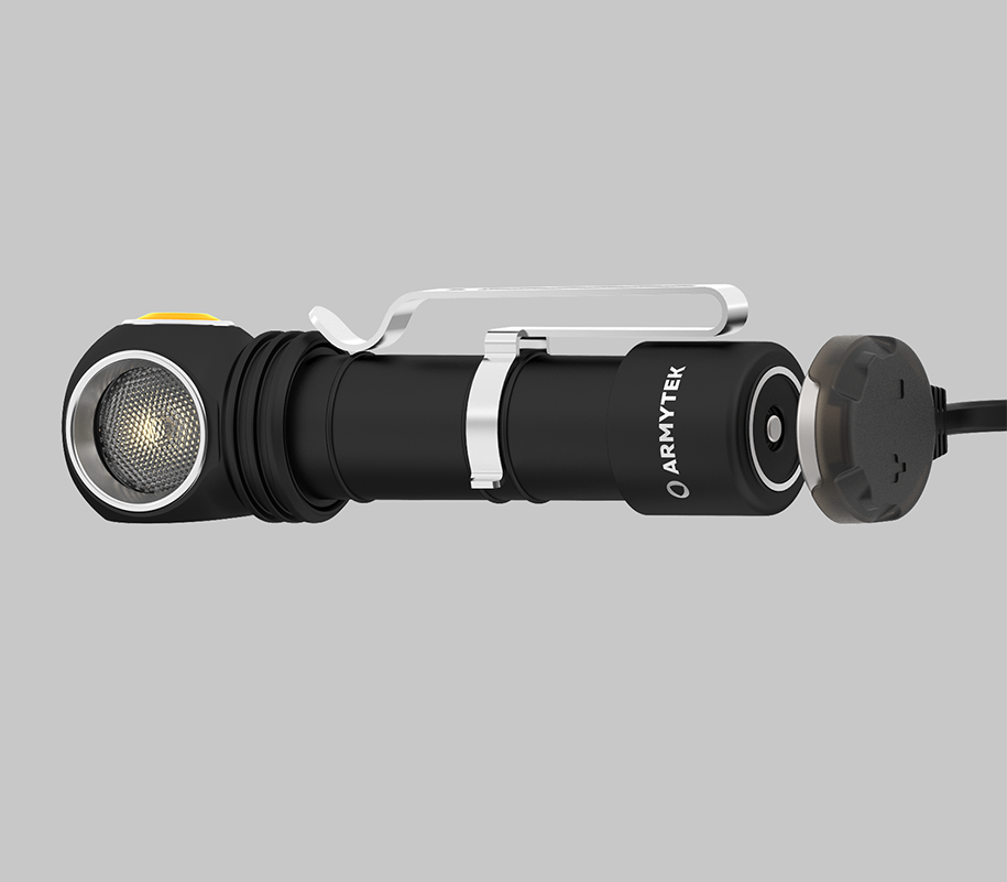Wizard C2 Magnet USB / Varm / 1120 lm / TIR 70°:120° / 1x18650 (inkl.) - Armytek