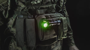 Wizard C2 WG Magnet USB / Vit & Grön / 1100 lm & 400 lm / TIR 70°:120° / 1x18650 (inkl.) - Armytek