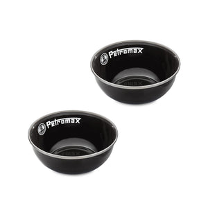 Petromax Emaljskålar svart 2-pack (16 – Petromax