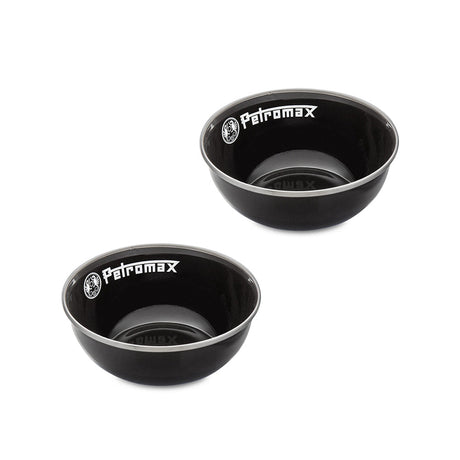 Petromax Emaljskålar svart 2-pack (16 – Petromax