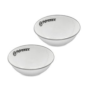 Petromax Emaljskålar vit 2-pack – Petromax