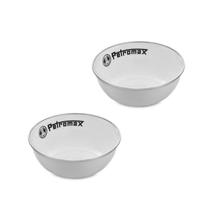 Petromax Emaljskålar vit 2-pack (16 – Petromax