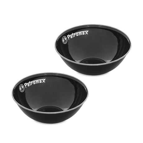 Petromax Emaljskålar svart 2-pack – Petromax