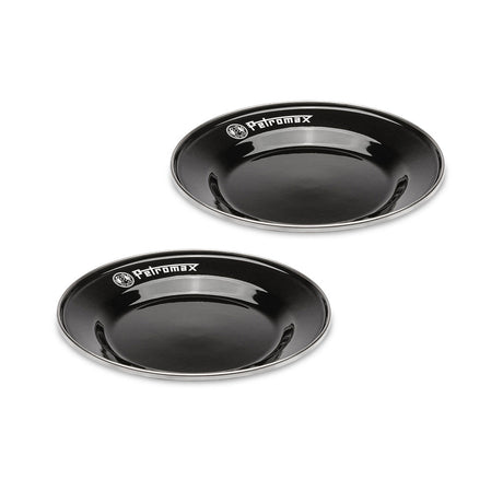 Petromax Emaljtallrikar svart 2 stycken – Petromax