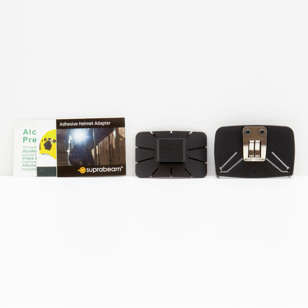 Hjälmfäste Set Med Klips + Självhäftande Adapter – Suprabeam