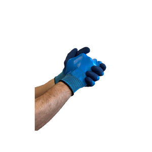 Skyddande latexhandskar