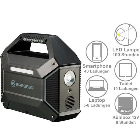 Bärbar powerstation 100W (155Wh) - Bresser