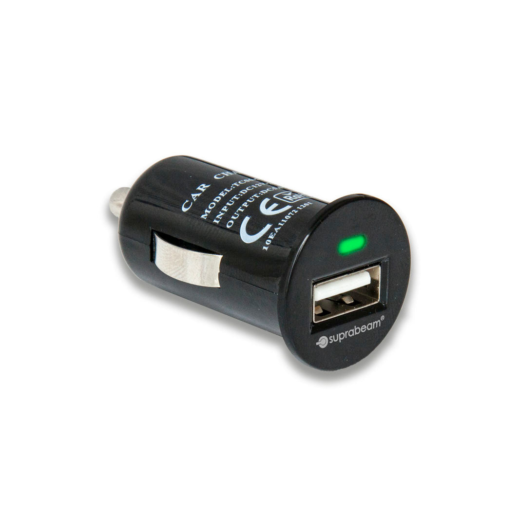 USB bil-/lastbilsladdningsadapter 12/24V - 5V/1A – Suprabeam