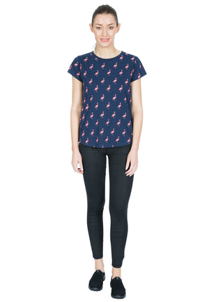Carolyn - Navy Flamingo - Trespass