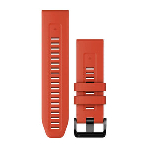 QuickFit® 26 klockarmband Flame Red silikon – Garmin