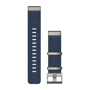 UltraFit nylonremme (22 mm), Granite Blue 2