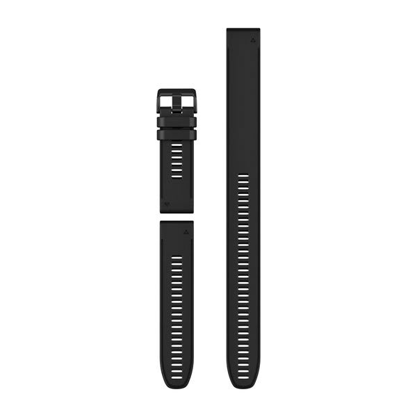 QuickFit® 26 Remmar Svart silikon (Dykset med 3 delar) – Garmin