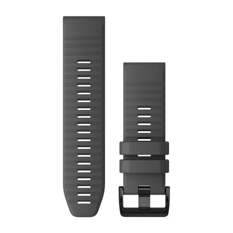 QuickFit® 26 remme, Sort/Pebble Grey silikone 1