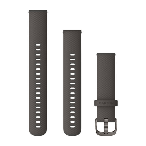 Snabbfäste-armband (18 mm) Graphite, Slate Hardware – Garmin