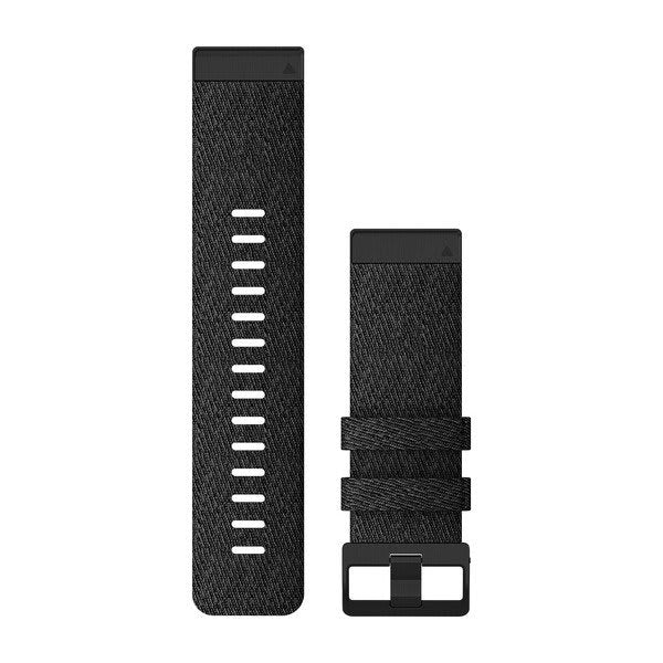 QuickFit® 26 Klockarmband Svartmelerad Nylon – Garmin