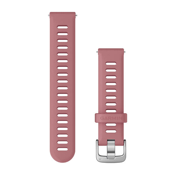 Quick Release-Remmar (18 mm) Bubblegum Silver Hårdvara – Garmin
