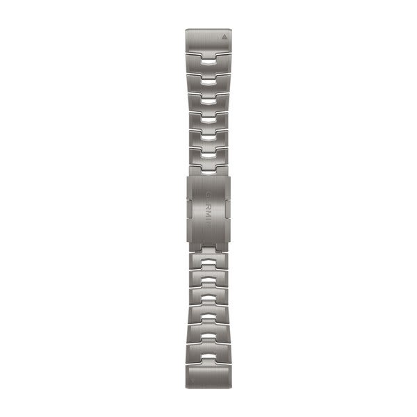 QuickFit® 26 klockarmband, Ventilerad titanlänk – Garmin