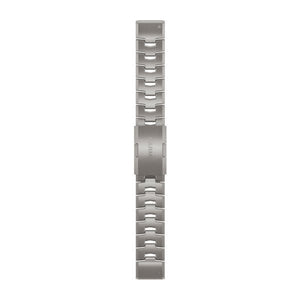QuickFit® 22 klockarmband, Ventilerad titanlänk – Garmin