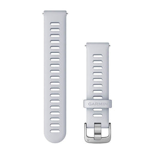 Quick Release-Remmar (18 mm) Whitestone Silver Hardware – Garmin