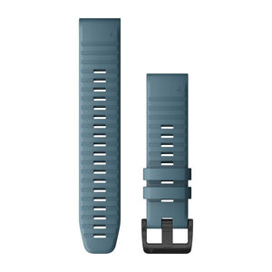 QuickFit® 22 Klockarmband Lakeside Blue Silikon – Garmin
