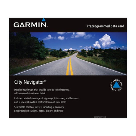 microSD™/SD™ card: City Navigator Middle East & Northern Africa NT 1