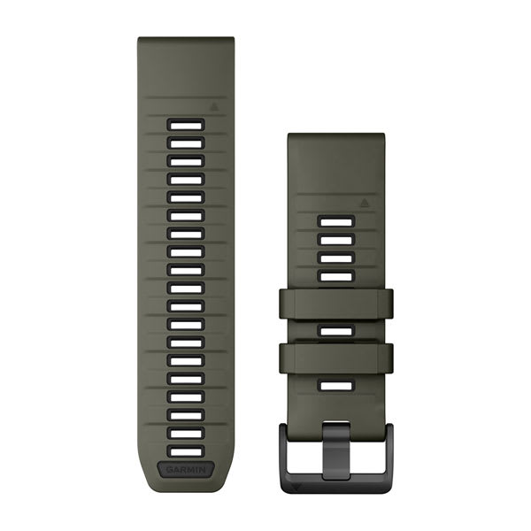 QuickFit® 26 Armband, Olive/Svart Silikon – Garmin