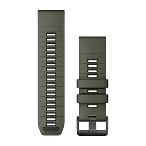 QuickFit® 26 Armband, Olive/Svart Silikon – Garmin