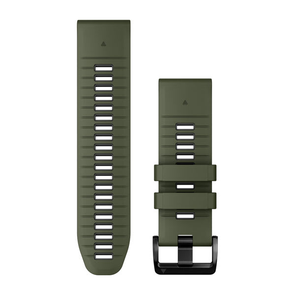 QuickFit® 26 klockarmband Moss/Graphite silikon – Garmin